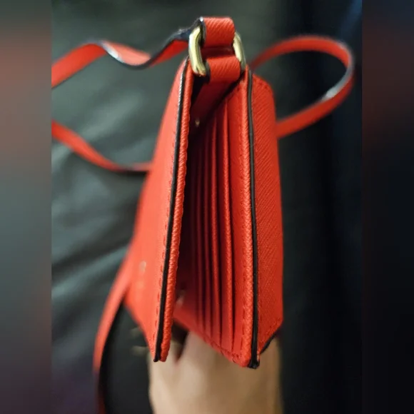 Kate Spade Crossbody Red Saffiano Leather NWOT - Picture 12 of 15